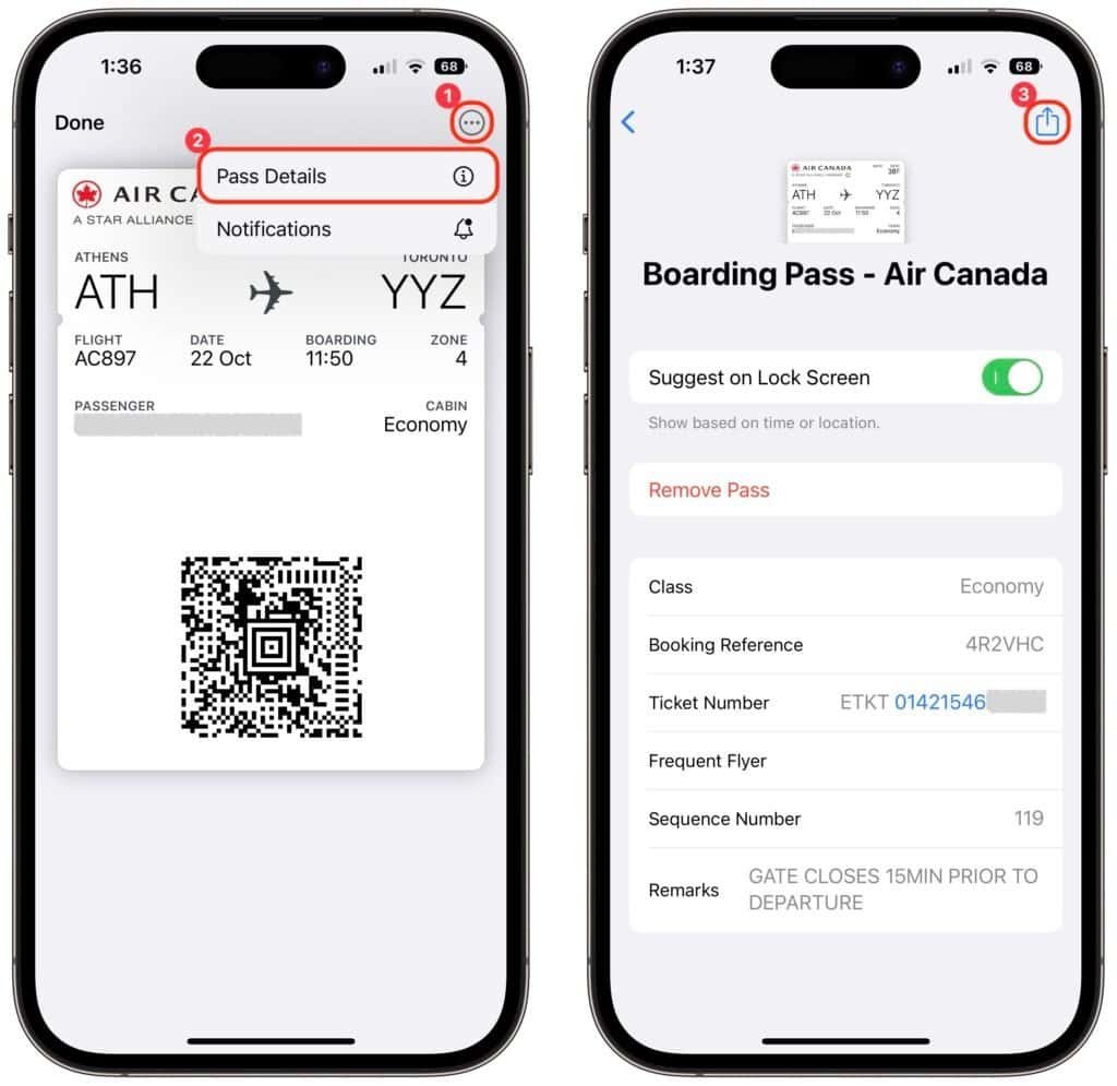 How to Transfer Tickets from Apple Wallet